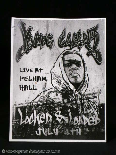2056 Get Rich Screenused Concert Flyer Movie Props