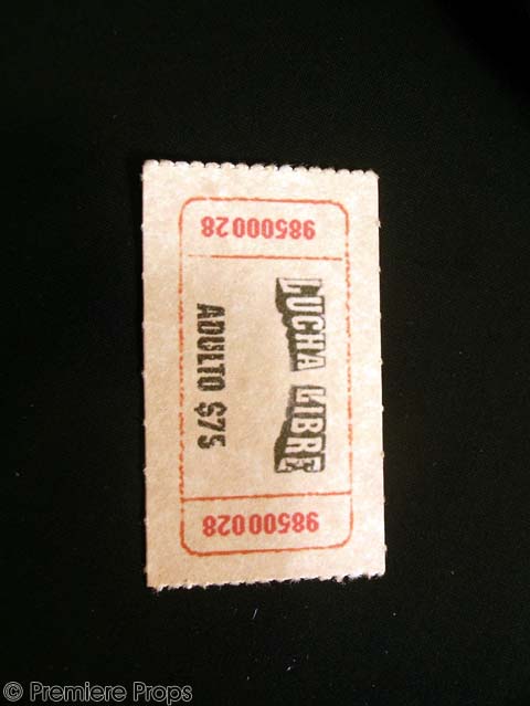 2185 Nacho Libre Screenused Ticket Stub Movie Props