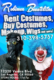Robinson Beautilities Costume Rental Los Angeles
