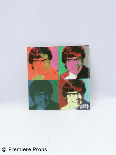 2027 Austin Powers Andy Warhol Sticker Movie Props