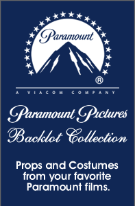 Movie Props, Movie Memorabilia and Movie Costumes from the Paramount Pictures Backlot Collection!