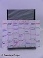 Halloween II Hand Written Schedule Movie Props