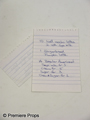 50/50 Jeremy's Coffee List Movie Props