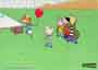 ED, EDD, 'N EDDY Ed, Edd, & Eddy w/ Kids Original Animation Cel