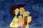 MIKE, LU & OG Mike, Lu & Og in a Cave Original Animation Cel