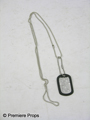 Armored Ty Hackett (Columbus Short) Dog Tag Movie Props