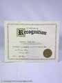 AKEELAH & THE BEE Akeelah's "Certificate of Recognition" Prop