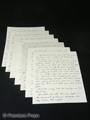 The Book of Eli 7 Handwritten Bible Pages Movie Props