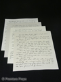 The Book of Eli 4 Handwritten Bible Pages Movie Props