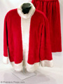 "BAD SANTA" Willie's Red Faux Fur Santa Clause Costume