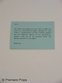 The Beaver Walter (Mel Gibson) Introduction Card Movie Props