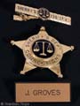 THE EXORCISM OF EMILY ROSE-SHERIFF BADGE SET-MOVIE PROPS