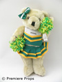 Fired Up Dragons Cheerleader Teddy Bear Movie Props