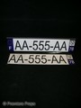 LOL French License Plates Movie Props