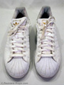 Darrell's (USHER) Screenworn Adidas White Leather Sneakers
