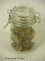 Midnight Meat Train Glass Jar of Skin Shavings Movie Props
