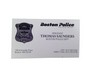 Patriots Day Tommy (Mark Wahlberg) Police Card Movie Props