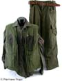 RESIDENT EVIL DR. ISAACS BLOODY MOVIE COSTUMES