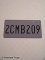Seeking a Friend Speck (Derek Luke) License Plate Movie Props