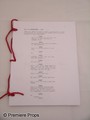 Seven Psychopaths Hans (Christopher Walken) Script Movie Props
