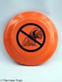 TREMORS 3 “No Graboids” Orange Frisbee MOVIE PROPS