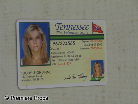 The Blind Side - Blind Side Leigh Anne (Sandra Bullock) License Movie