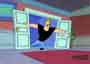 JOHNNY BRAVO Johnny Bravo Busting Doors Original Animation Cel
