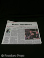 My Bloody Valentine Daily Harmony Newspaper Movie Props