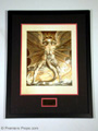 "RED DRAGON" Framed Edible Red Dragon Print Prop