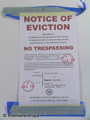 The Blind Side Eviction Notice Movie Props